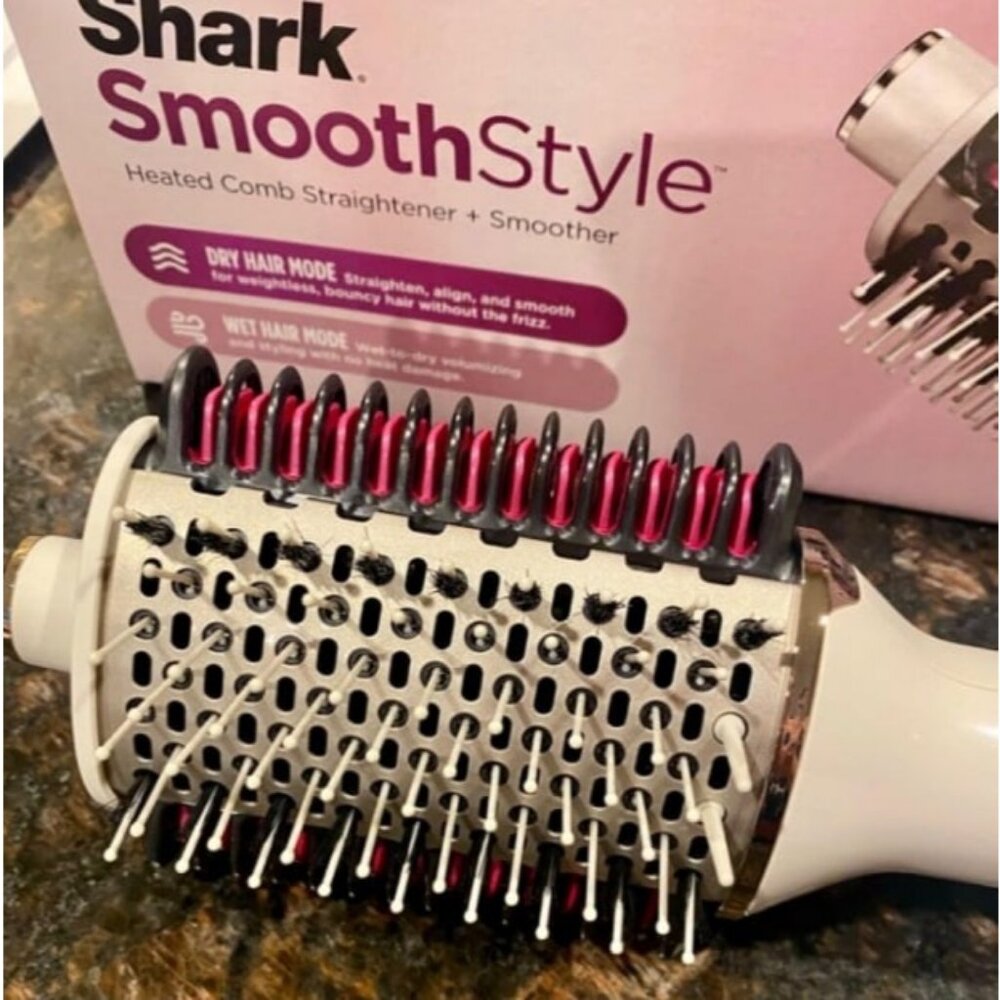 Heated Comb + Blow Dryer Brush, Dual Mode, for All Hair